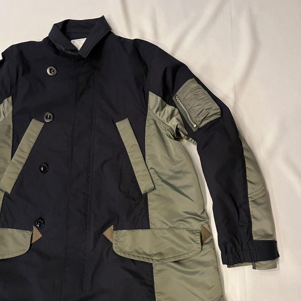 Sacai サカイ Miltary Coat コート SCM-052 ブラック size:3 【代官山