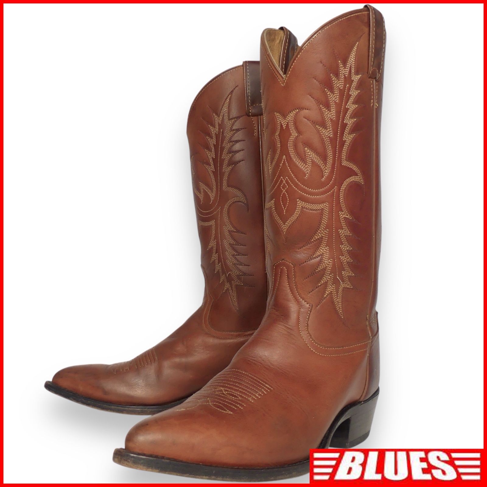 アメリカ製 ウエスタンブーツ Tony Lama 27.5 トニーラマ 茶 