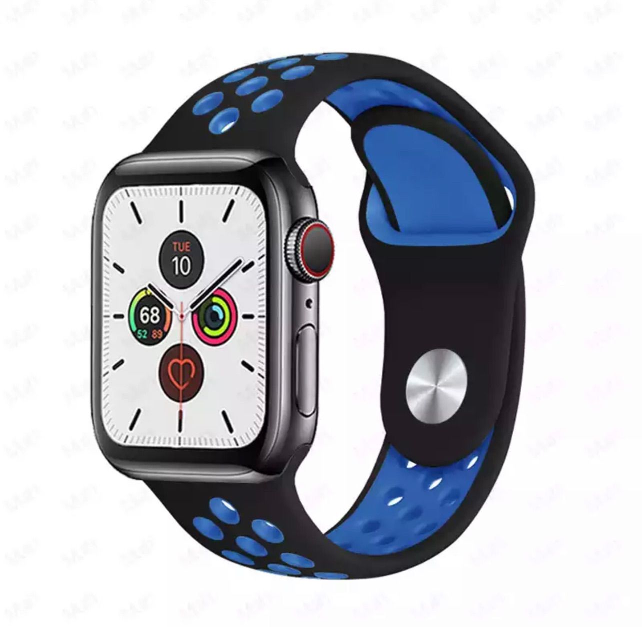 Apple watchバンド スポーツループ 38 40 41 ブルー - その他