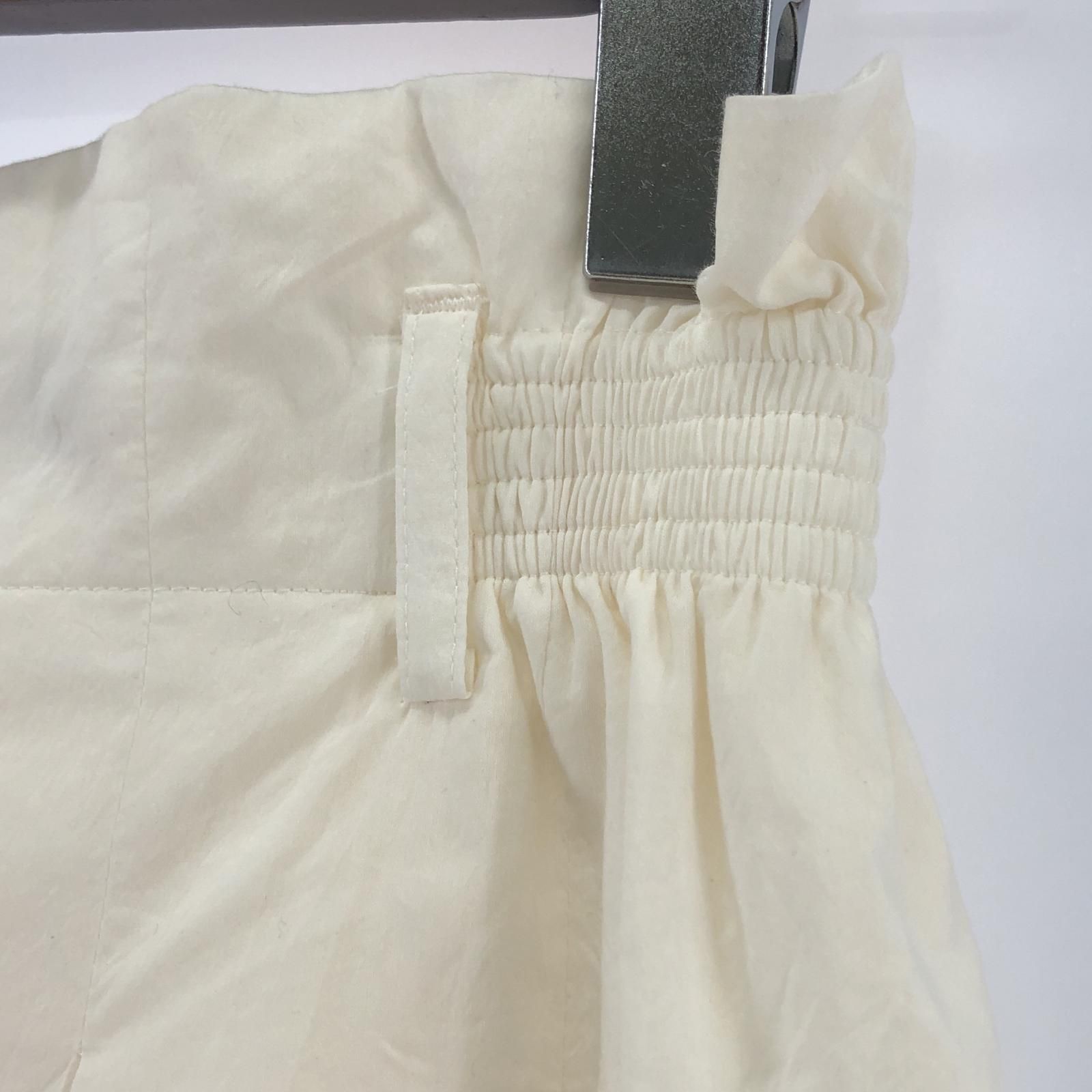 DES PRES デプレ シルク混ロングスカート size34/ホワイト レディース