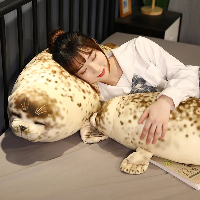 35cm~120cm アザラシ ぬいぐるみ ゴマ 長い抱き枕 大きいサイズ