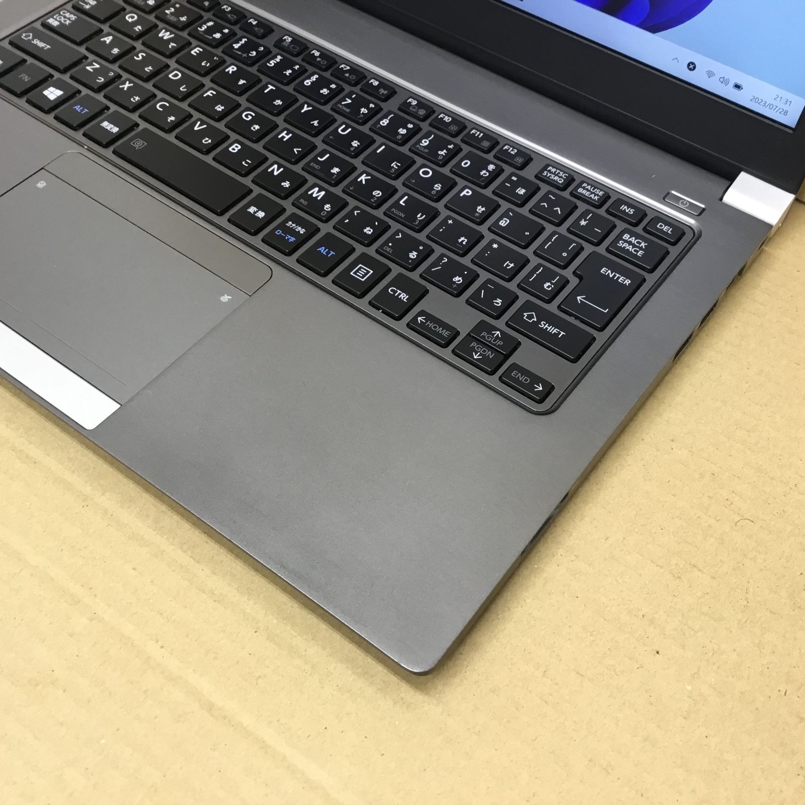 オフィス付 東芝ノートパソコン PR63PCCA647AD71 CI7(5500U)-2.4GHZ