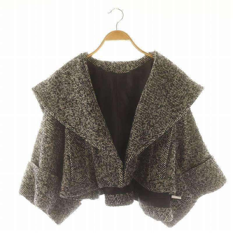 シーニュcygne/ビッグカラーショートコート Josette ネップツイード シーニュcygne/ビッグカラーショートコート Josette ネップツイード