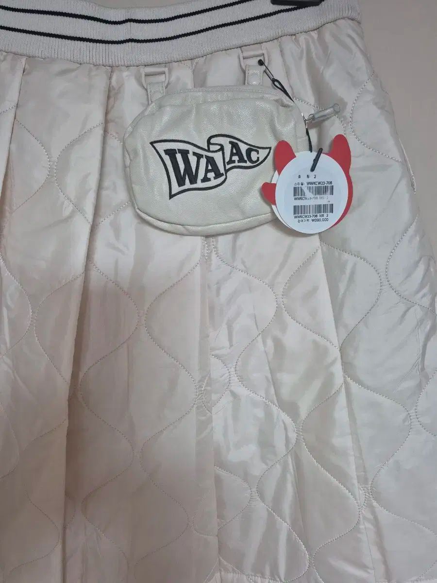 WAAC キルティング 迷ミニ スカート