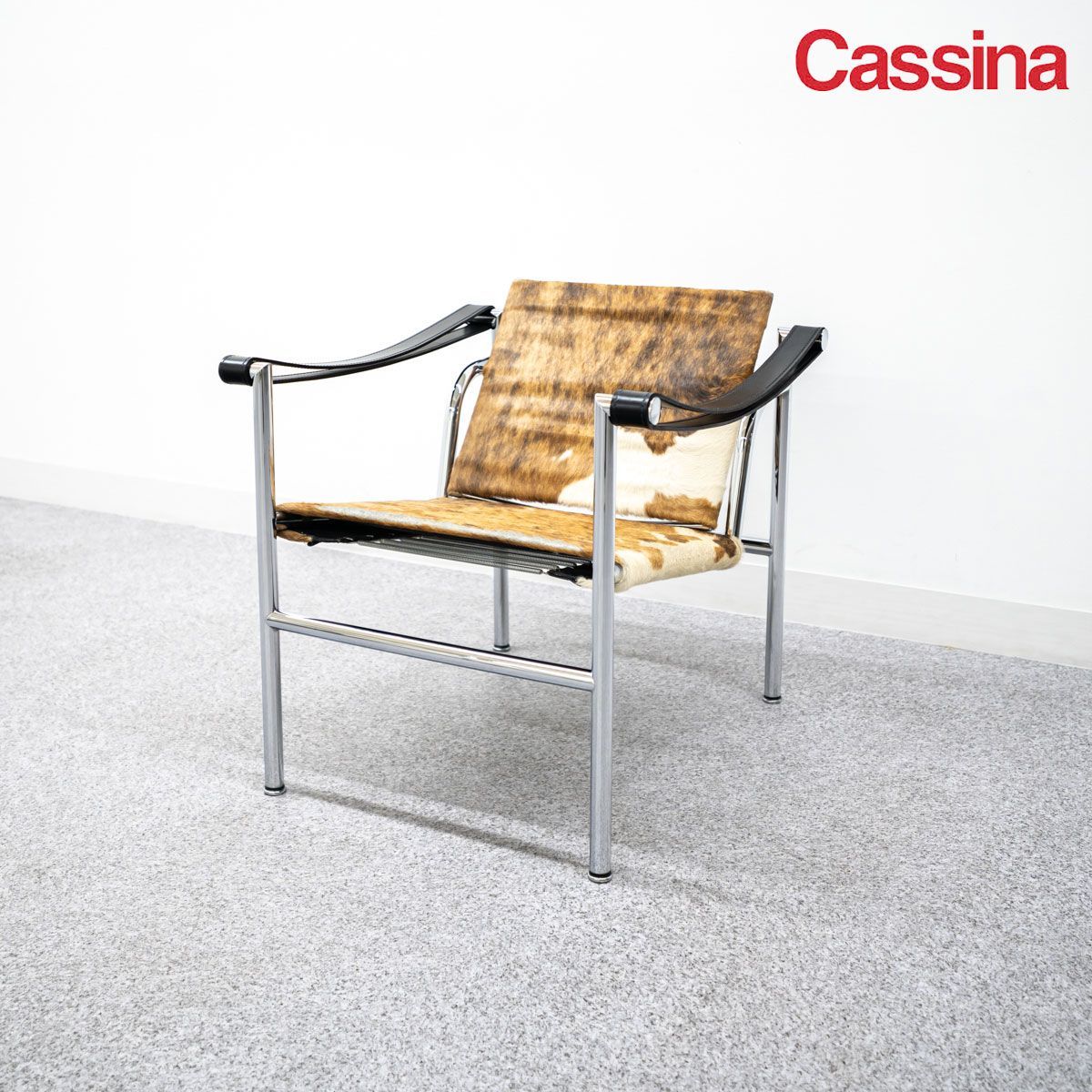品 Cassina カッシーナ 1 FAUTEUIL DOSSIER BASCULANT フォートゥイユ ドシエ バスキュラン スリングチェア LC1 ル コルビュジエ 定価78万 1