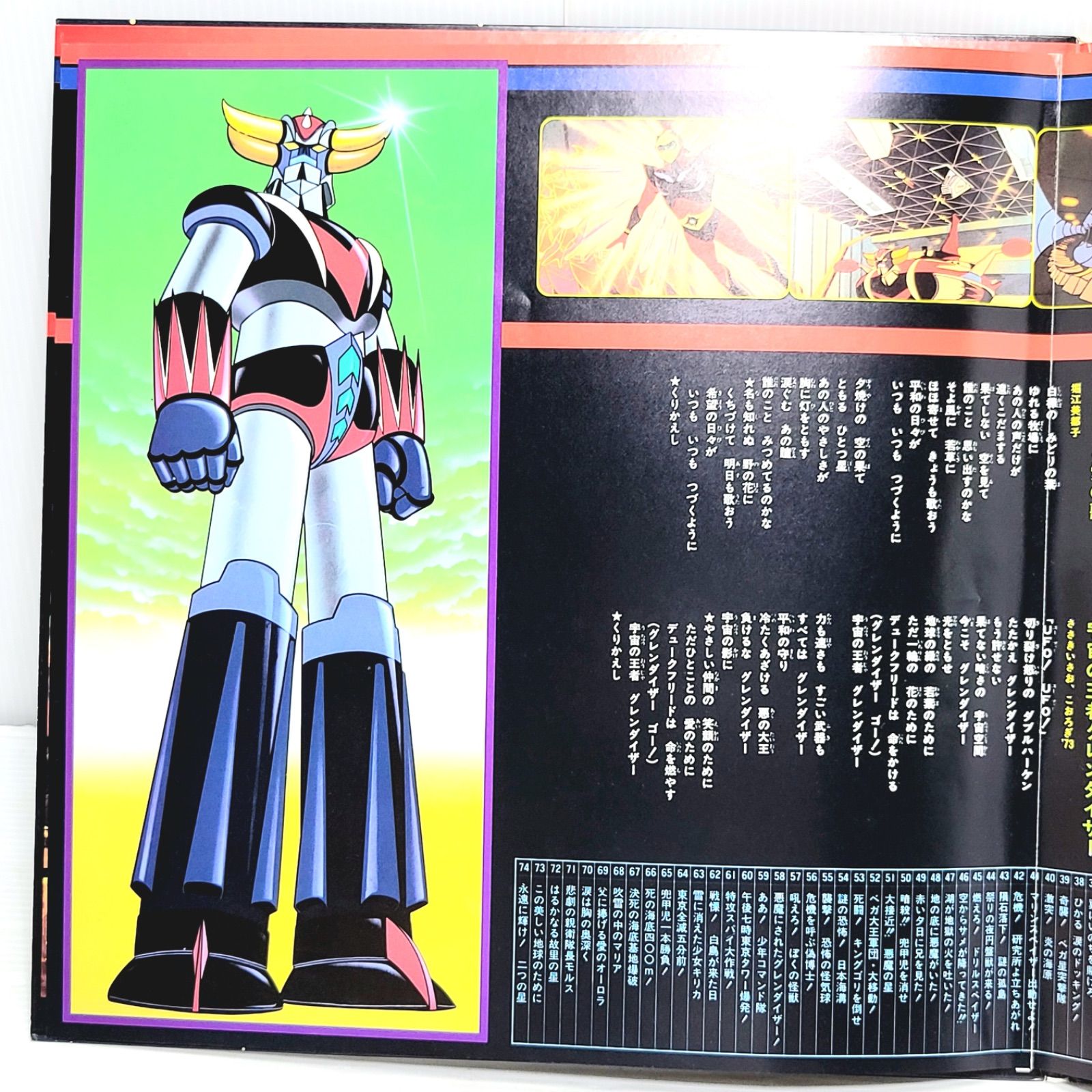 UFOロボ　グレンダイザー　レコード　4/4 アニメ『UFOロボ グレンダイザー』主題歌 レコード - メルカリ