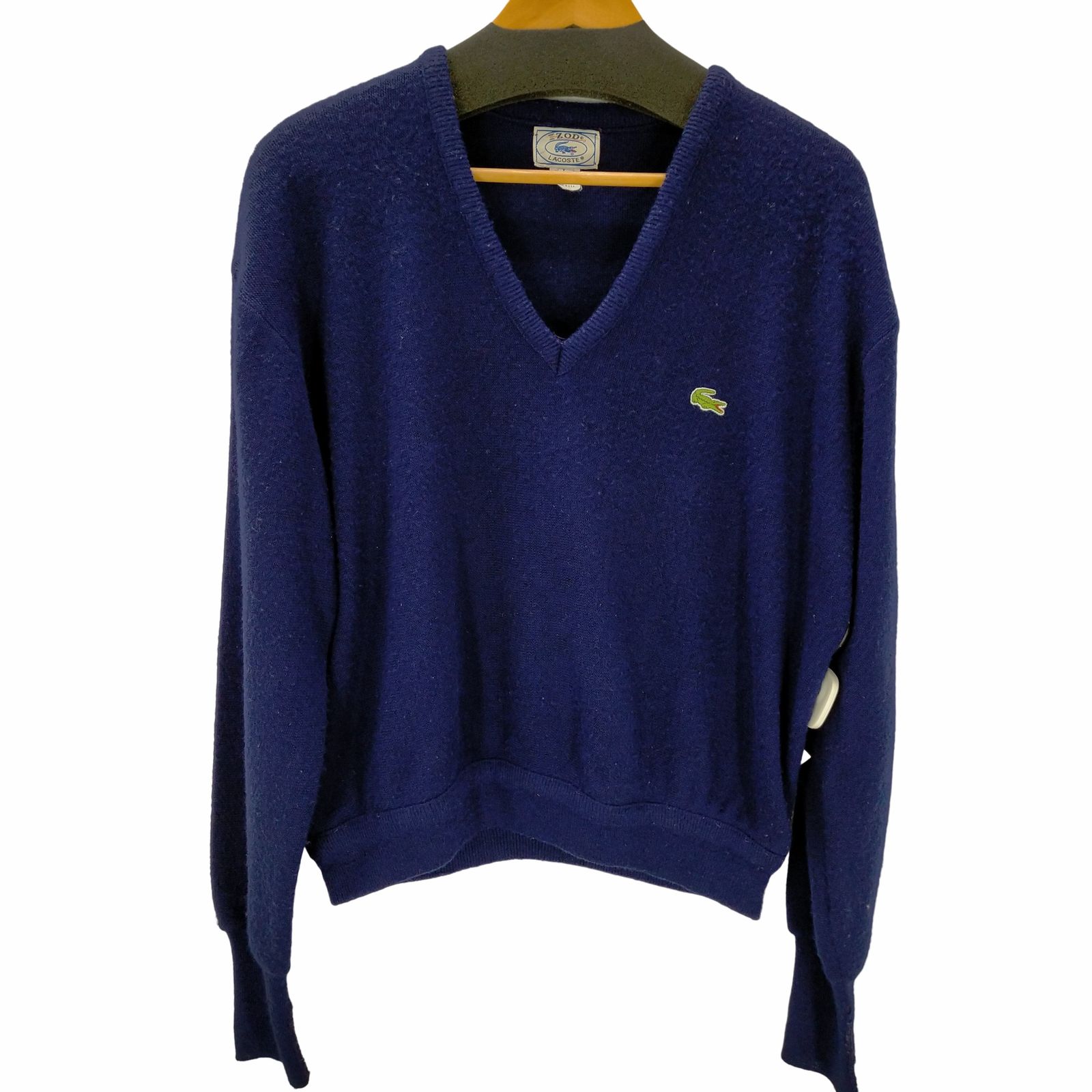 カーディガン 長袖 70s izod lacoste アクリルカーディガン USA製