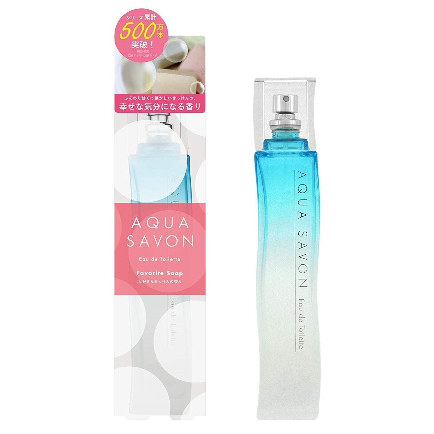 AQUA SAVON(アクアシャボン) アクアシャボン 大好きなせっけんの香り オードトワレ 80ml [80ミリリットル (x 1)]