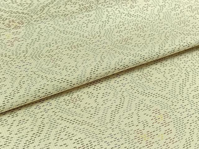 洗練された 平和屋着物 本場大島紬 白大島 単衣 立涌花文 正絹 AABB3576jh