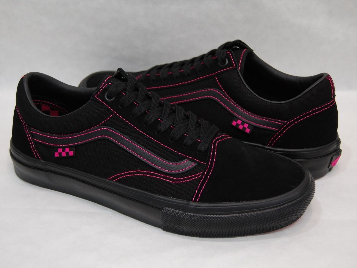 VANS skate old skool neon/black/pink バンズ スケート