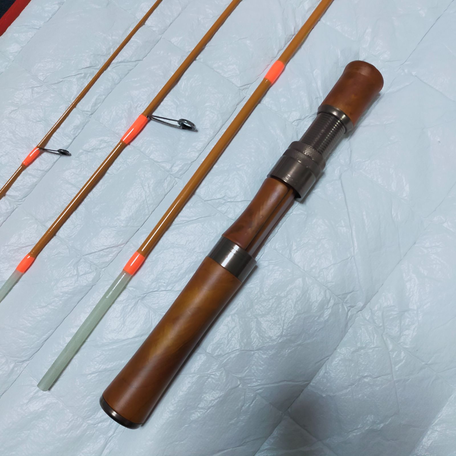 ☆新品☆4.6ftスピニングロッドSUL 柔らかく遊べるグラスロッド