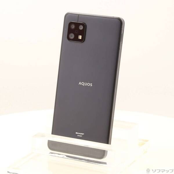 品〕 AQUOS sense6s 64GB ブラック AUAQSE6S au SIMフリー【352 