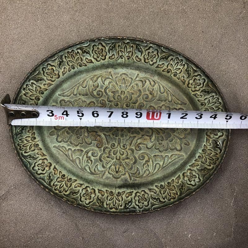 銅器 銅盤 銅皿 花開富貴盤   開運 風水 招財 置物 工芸品 銅器 銅盤 銅皿 花開富貴盤 開運 風水 招財 置物 工芸品 - メルカリ