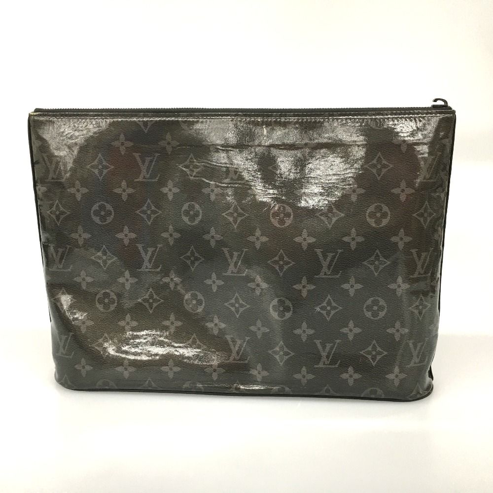 △△LOUIS VUITTON ルイヴィトン モノグラム エクリプス グレーズ ポシェット コスモス クラッチバッグ M63373