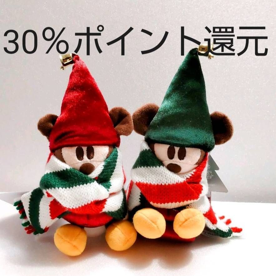 ディズニークリスマス 2021 リルリンリン ぬいぐるみバッジ ぬいぐるみ