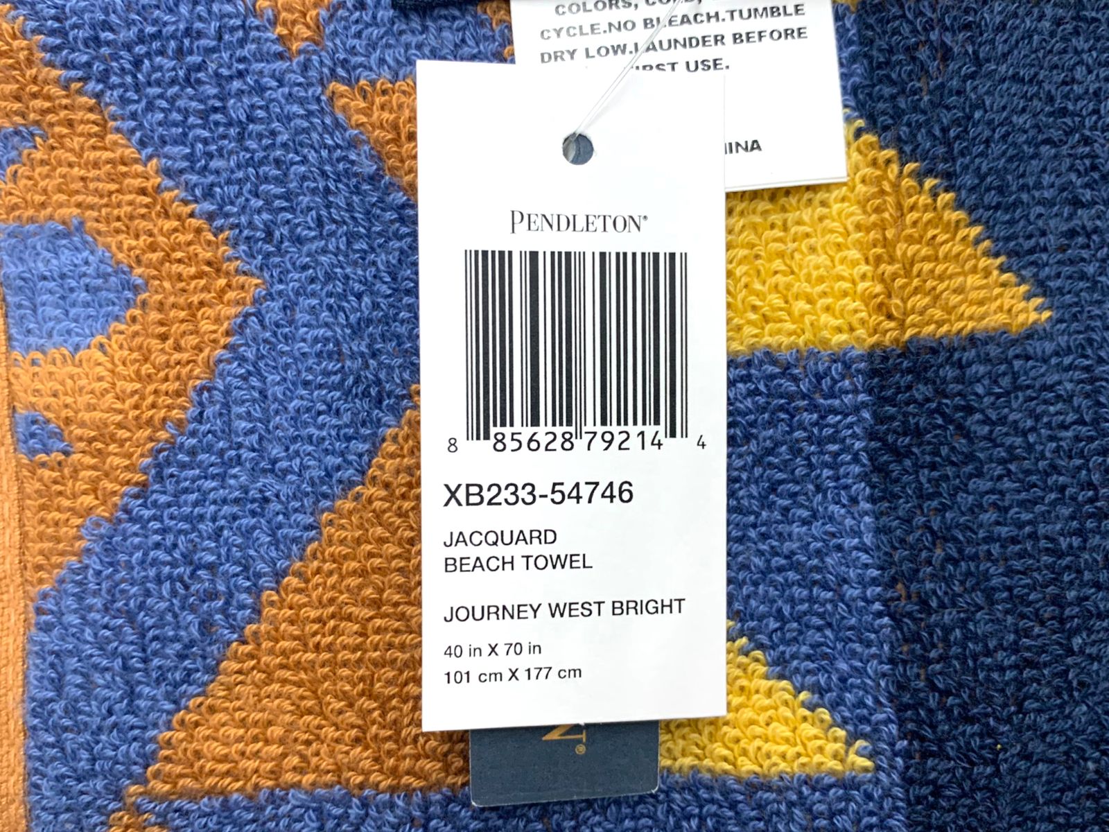 PENDLETON (ペンドルトン) Oversized Jacquard Spa Towel タオルケット ビーチタオル ブランケット XB233-54746  アウトドア 雑貨/036 - メルカリ