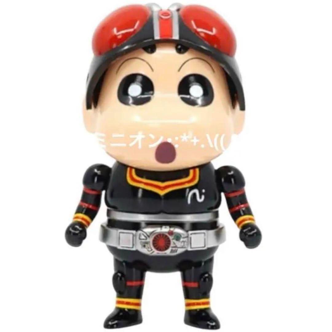クレヨンしんちゃん しんちゃん× 仮面ライダーBLACK ソフビ 海外