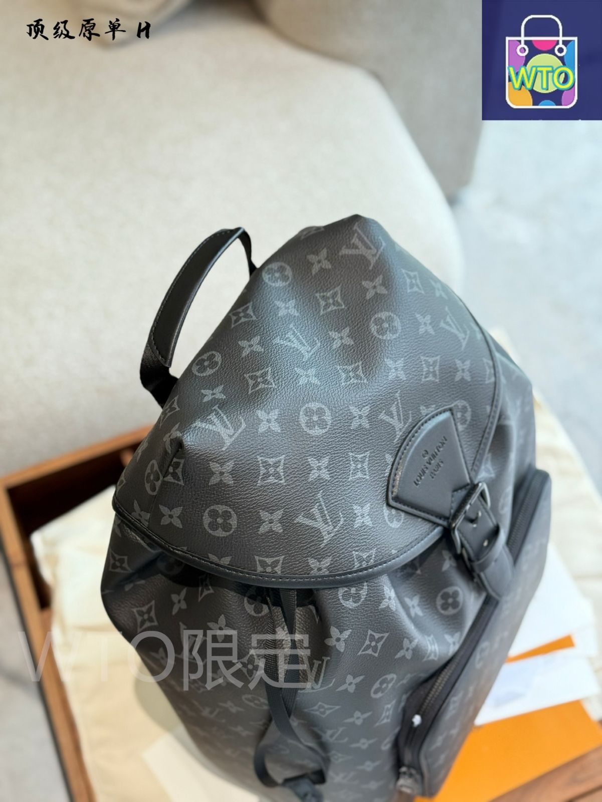 並行輸入品　Louis Vuitton モノグラムリュック 今日特価】LV ルイヴィトン 黒モノグラム リュックサック ダブル