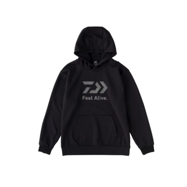 ダイワ DE-8923 タフスウェットパーカ ブラック XL | 釣具 釣り フィッシング