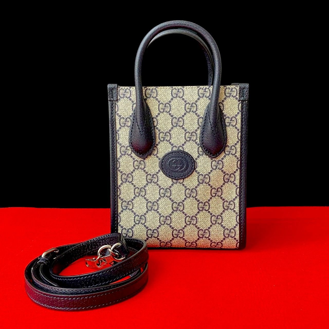 グッチ　インターロッキング　ハンドバッグ 楽天市場】GUCCI (グッチ) インターロッキング トートバッグ