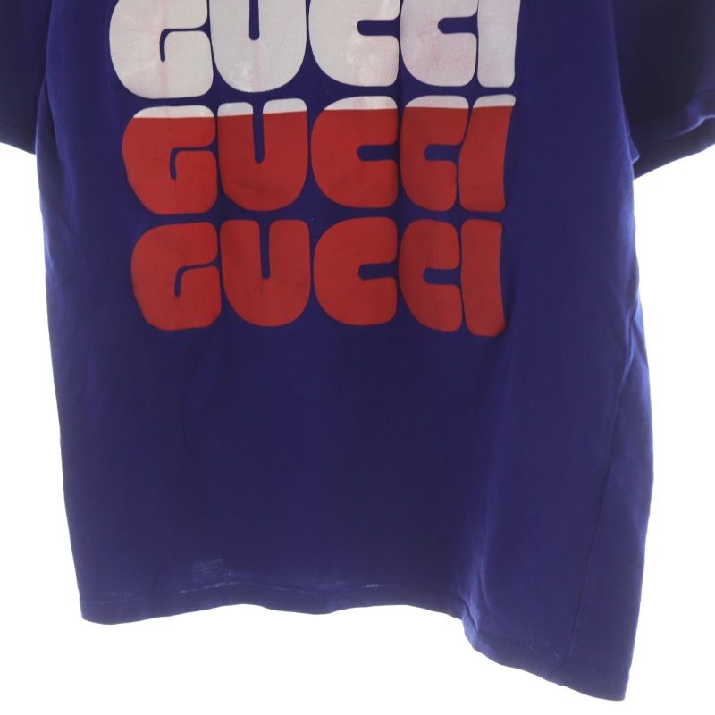 グッチ　キッズ　半袖　Tシャツ　プリント　ロゴ　120cm 835230_XJHFL_4426_002_100_0000