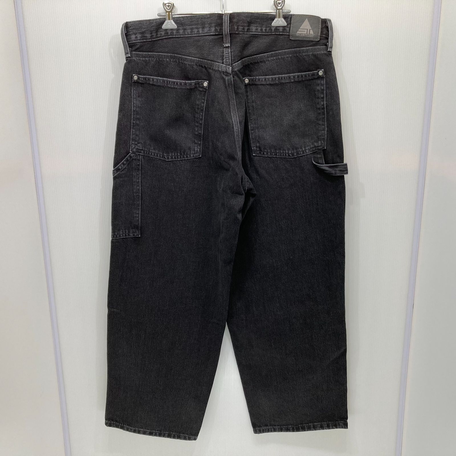 Levi's シルバータブ ブラックデニムパンツ バギー ペインター W34 L30 ブラック PC9A7489-0001 PO-4515043543  - メルカリ