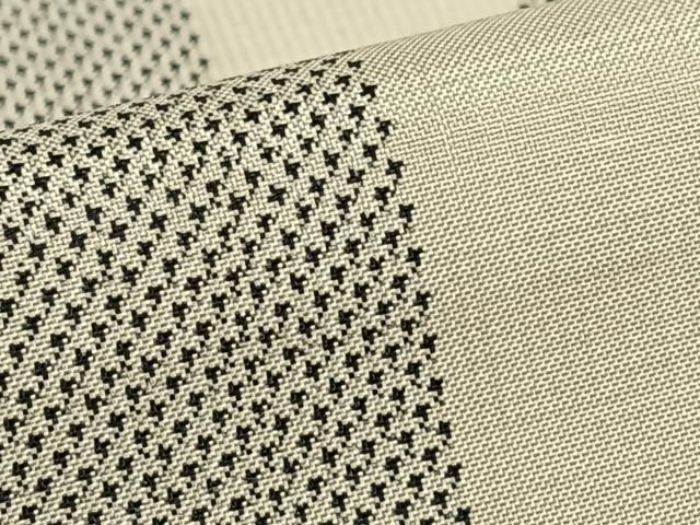 平和屋着物●本場大島紬　白大島　一元7マルキ　縞　正絹　逸品　AAAZ0142zg 平和屋着物○本場大島紬 白大島 一元7マルキ 縞 正絹 逸品 AAAZ0142zg