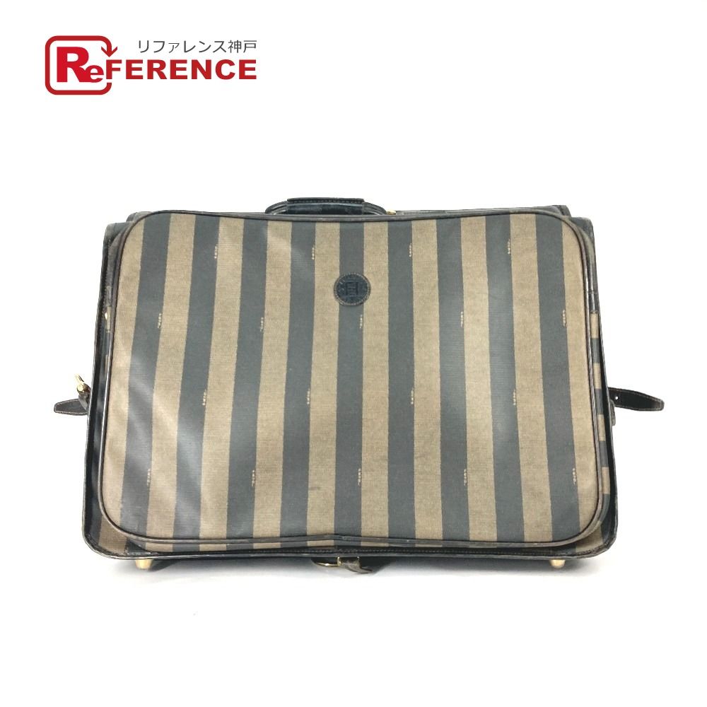 FENDI トラベルケース 旅行バッグ トランクケース ハンドバッグ ペカン柄 FENDI フェンディ トラベルケース ペカン トラベルバッグ PVC