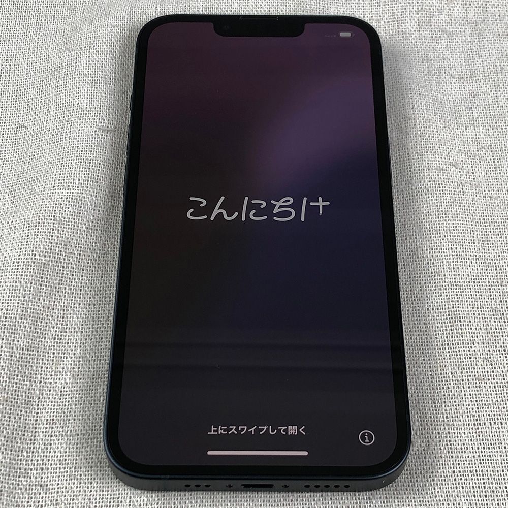 バッテリー良好【SIMロック解除済/本体のみ】Apple iPhone 13（A2631） GSM+CDMA 128GB Midnight【キズ多数あり】/SP-241673（253552）