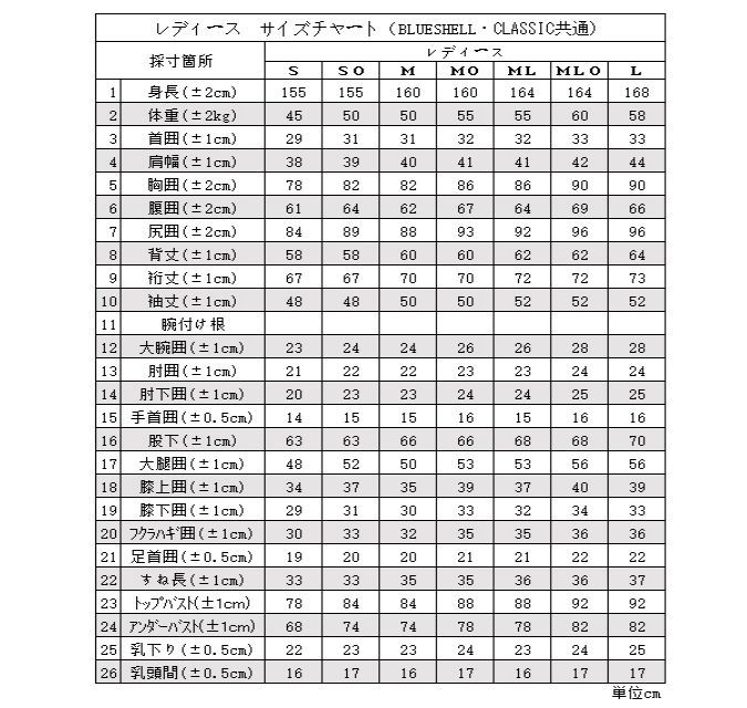 2mm 長袖ジャケット