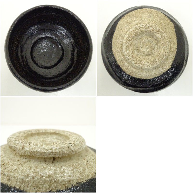 ♦抹茶碗 茶道具 黒楽茶盌 工芸品 古美術品 コレクション 骨董品 アンティーク 楽天市場】【中古】【茶道具】杉浦芳樹造 柚子黒茶碗【送料無料