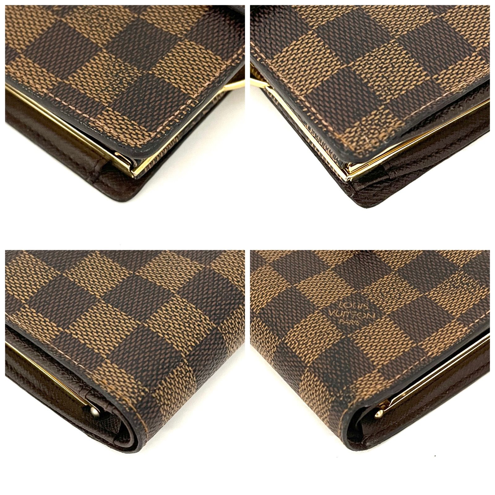新型✨ルイヴィトン ダミエ ヴィエノワ がま口 折り財布 ✨極美品✨ルイヴィトン ダミエ ポルトフォイユ ヴィエノワ 新型