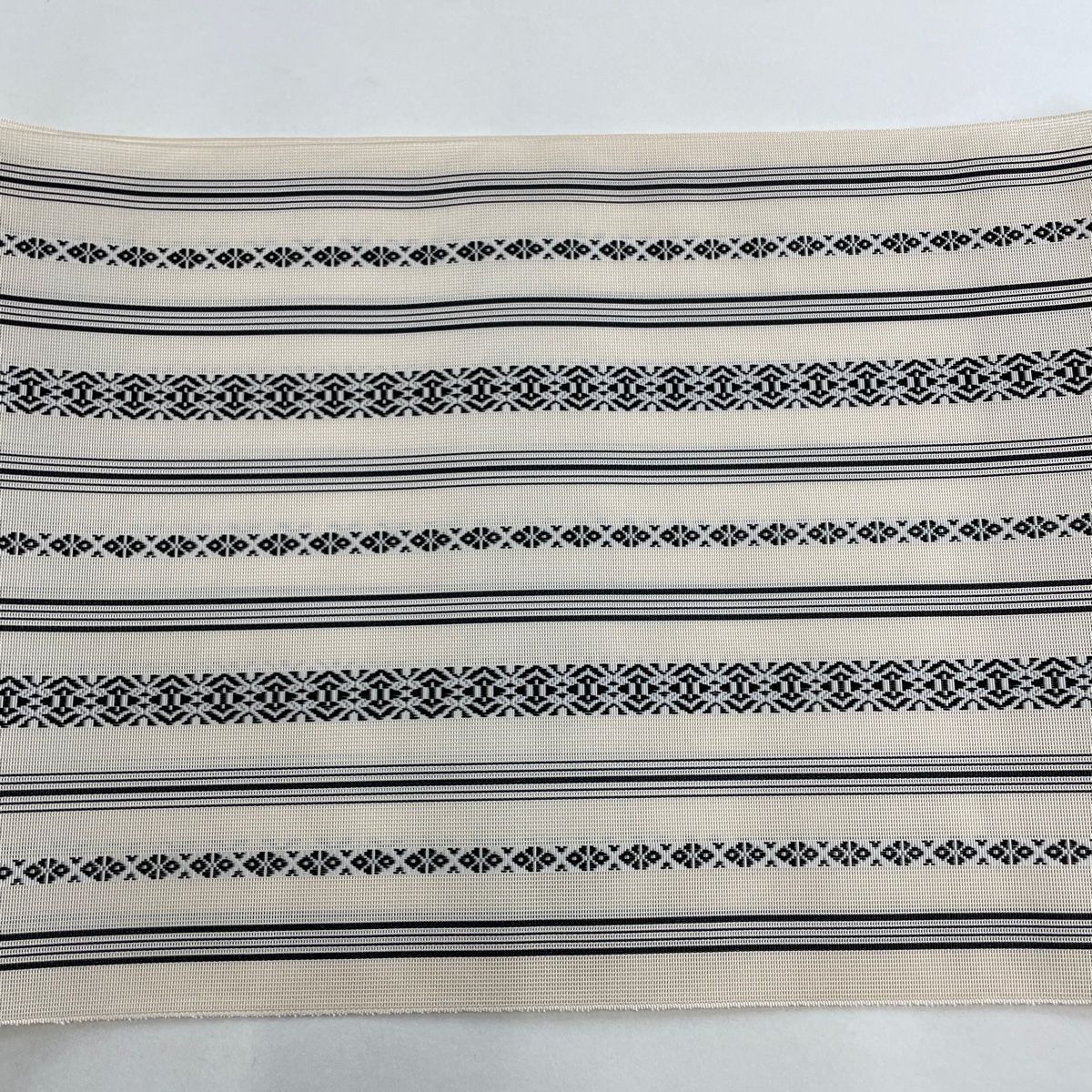 名古屋帯 祓う 美品 秀品 夏帯 草花 幾何学模様 青灰色 正絹 【