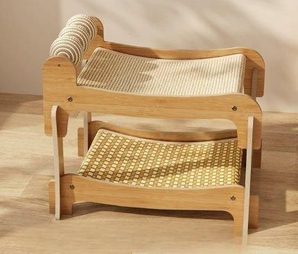 猫の寝床猫のひっかき板一体猫の寝床剣麻四季の通用を重ねることができます二重の猫の寝床ござクッション上下に敷く ZYP