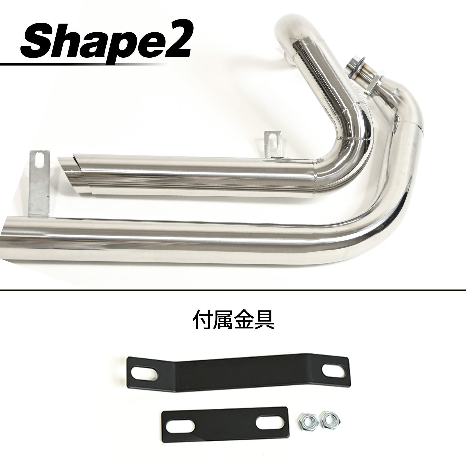 ビラーゴ250 スラッシュカットマフラー JMCA ビラーゴ250用 ハリケーン スラッシュカットマフラー ステンレス JMCA