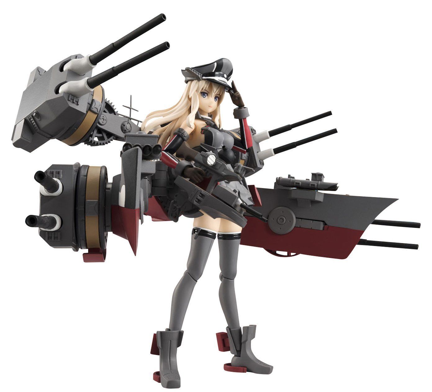 人気商品 TAMASHII NATIONS アーマーガールズプロジェクト 艦これ Bismarck drei 約140mm PVC-ABS製 塗装済み可動フィギュア