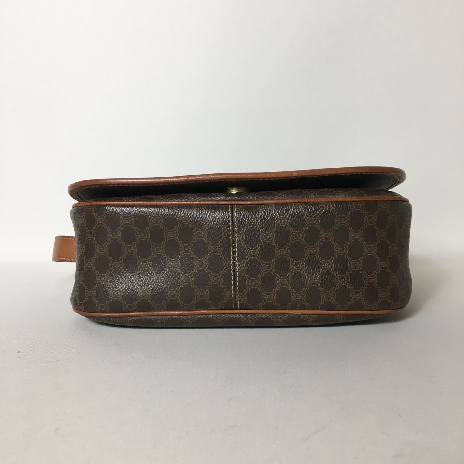 2507-207｜美品｜セリーヌ ショルダーバッグ ブラウン マカダム
