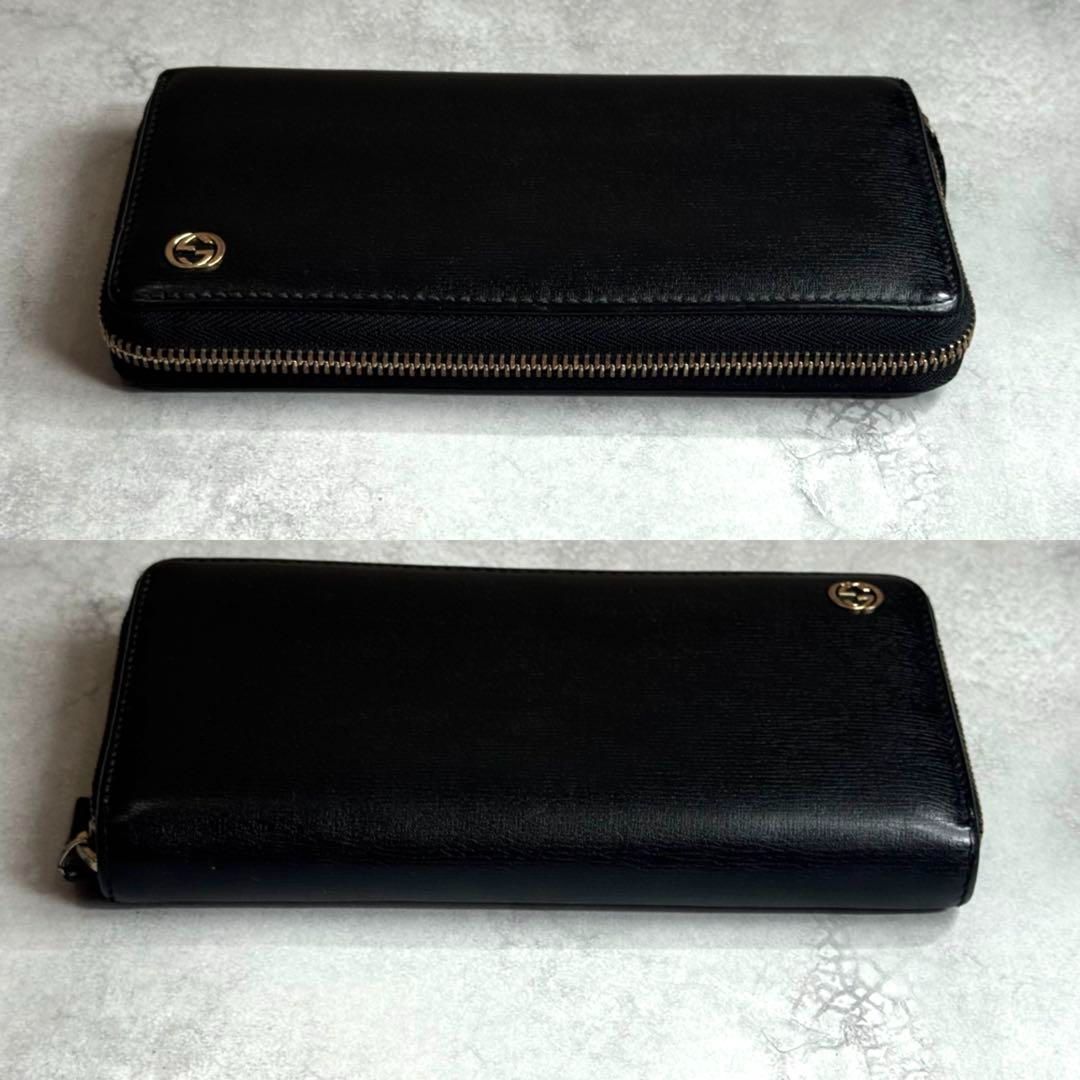 GUCCI グッチ / インターロッキングGジップアラウンドウォレット 長