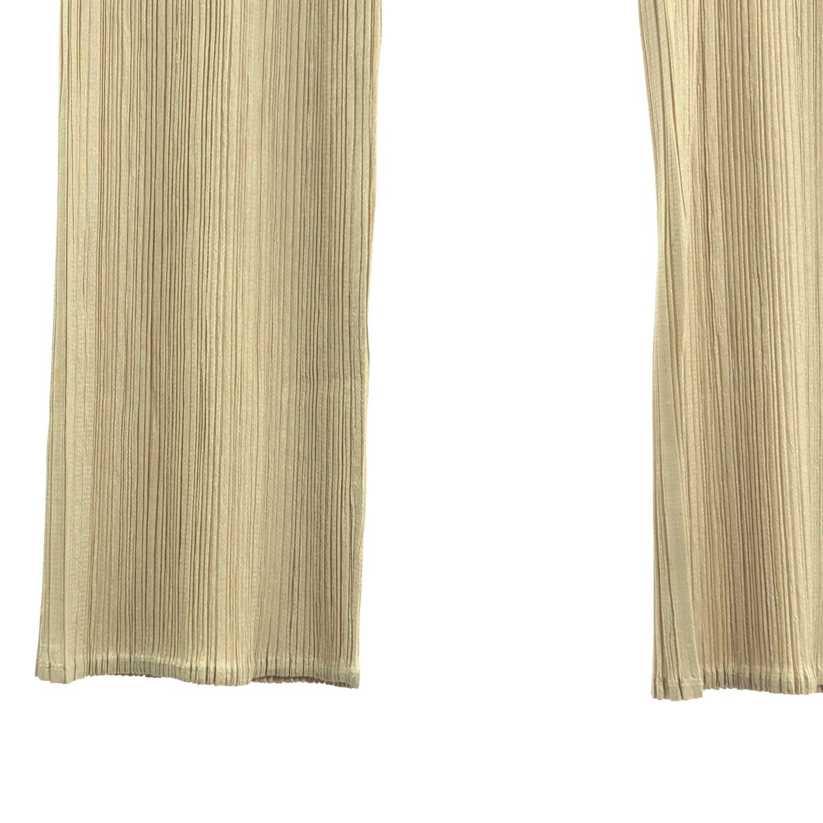 イッセイミヤケ⭐︎プリーツプリーズ/ベージュパンツ PLEATS