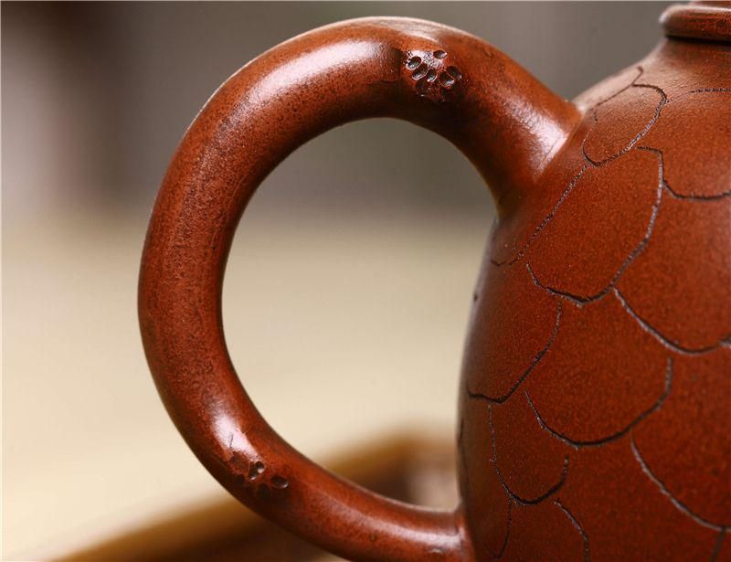 童子の寿桃壺 中国古美術 紫砂壺・紫泥急須・茶壺・茶道具