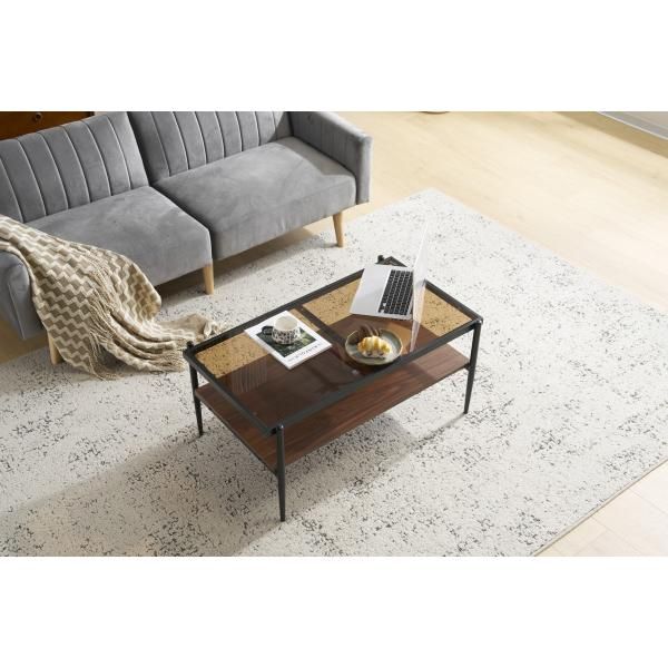 品質100％保証! センターテーブル 収納付き 二段収納 強化ガラス おしゃれ リビング 一人暮らし ガラス天板 スチール脚 ローテーブル センターテーブル ガラステーブル