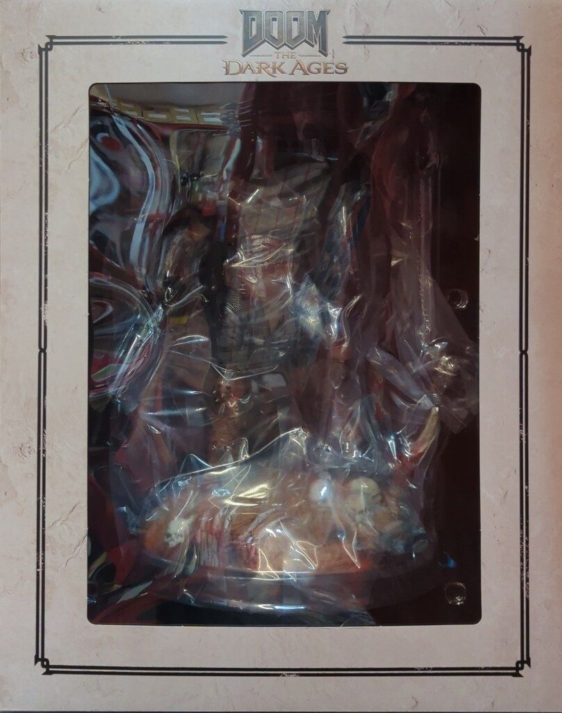 ID SOFTWARE DOOM BETHESDA DOOM THE DARK AGES COLLECTORS BUNDE | STATUE