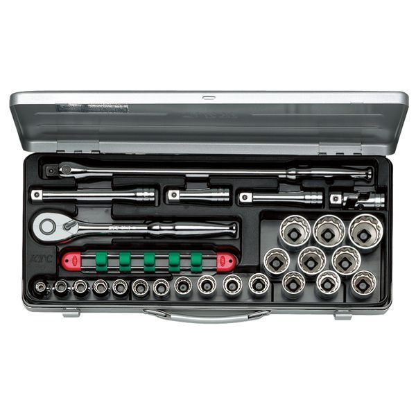 KTC 京都機械工具 12.7SQ ソケットレンチセット 26点 mm TB420X
