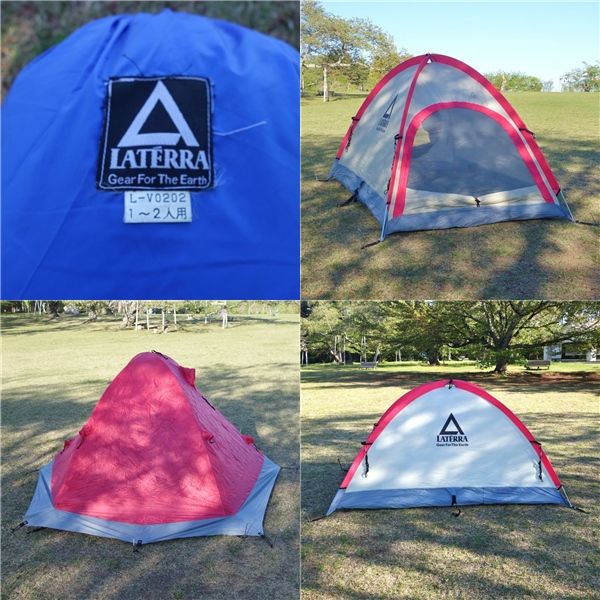 ラテラ LATERRA L-V0202 山岳テント 1人～2人用 外張り付き シングルウォール テント キャンプ アウトドア ラテラ LATERRA L-V0202 山岳テント 1人～2人用 外張り付き