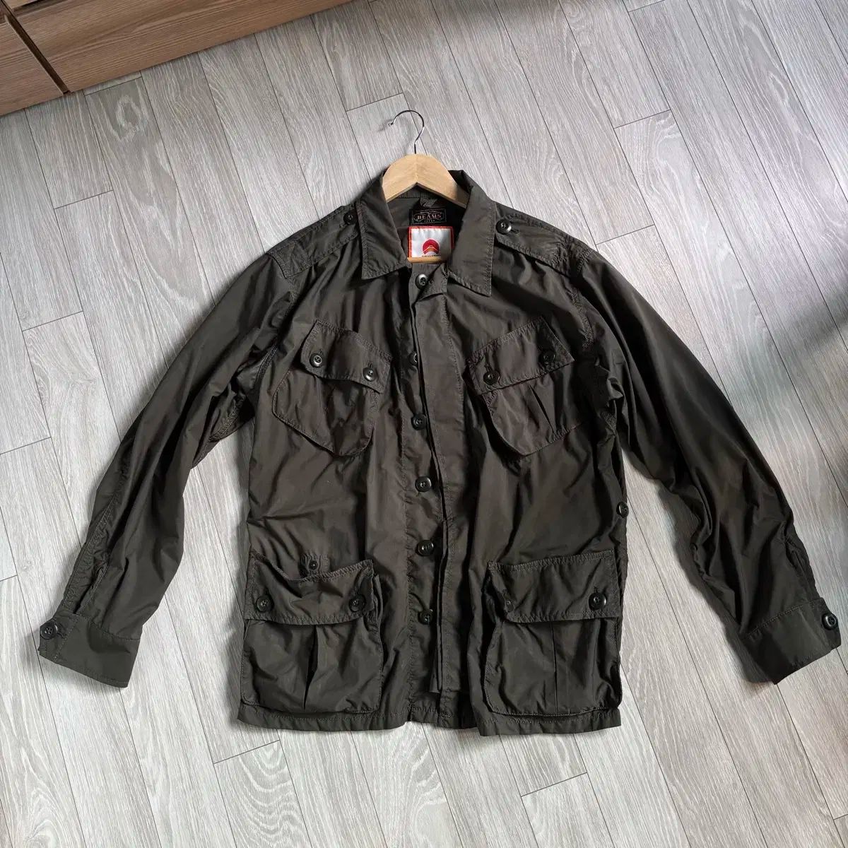 ビームスプラス ファティーグ ジャケット オリーブ