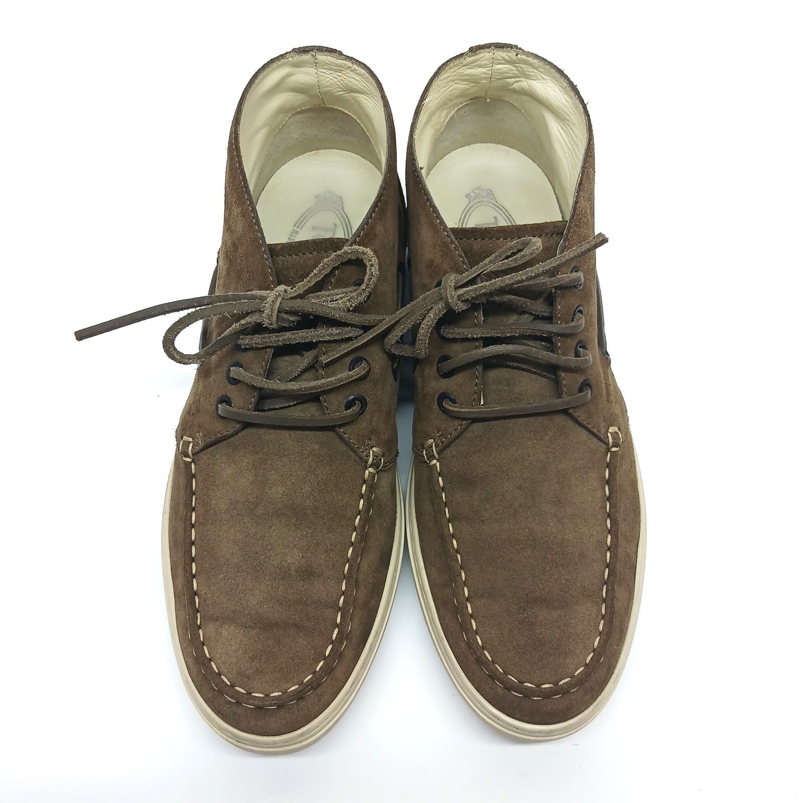 TOD's メンズ　モカシンデッキシューズ トッズ TOD'S メンズ デッキシューズ 25.5cm モカシン スウェード