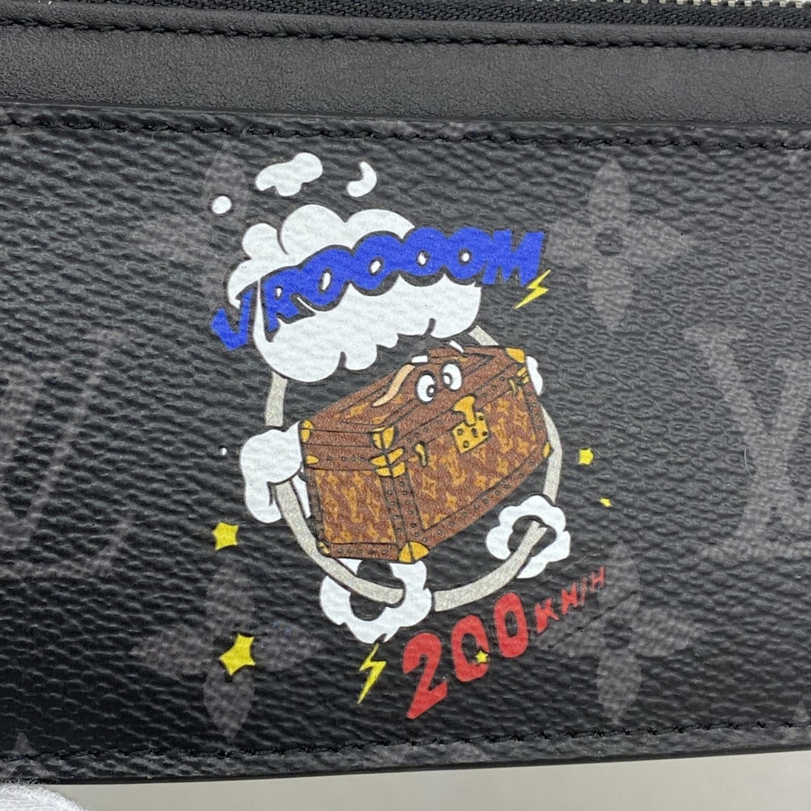 ルイ ヴィトン Louis Vuitton 財布 コインケース モノグラム エクリプス コインカードホルダー トランクデザイン M 80932 ブラックメンズ