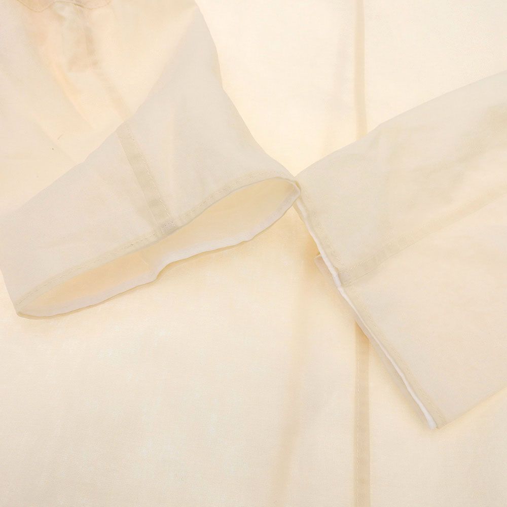 美品 TENNE HANDCRAFTED MODERN テンハンドクラフテッドモダン コットン100% シアー レイヤード 長袖 トップス レディース ベージュ FREE TENNE HANDCRAFTED MODERN テン ハンドクラフテッド モダン