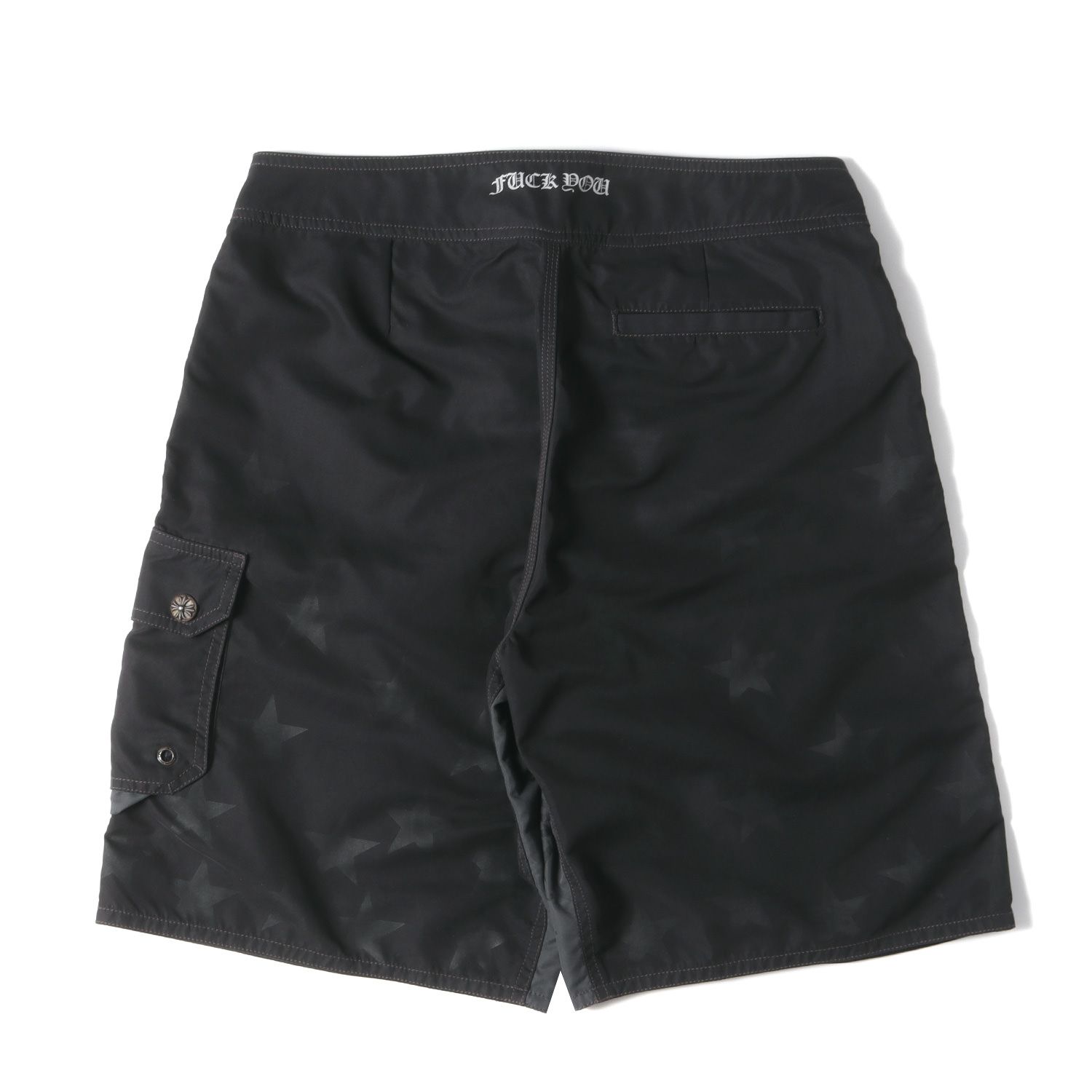 【新品】 Chrome Hearts ショート ボクサー ブリーフ 黒 S CHROME HEARTS クロムハーツ パンツ サイズ:32 レザーCHプラス