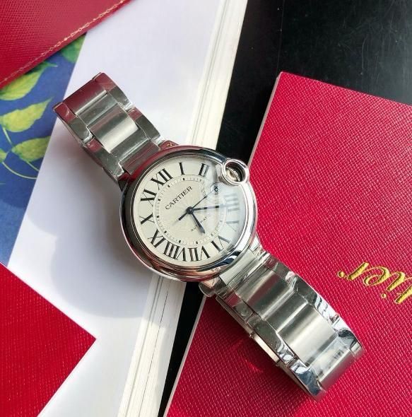 Cartier カルティエブルーバルーン 男性用ビジネス腕時計 42mm